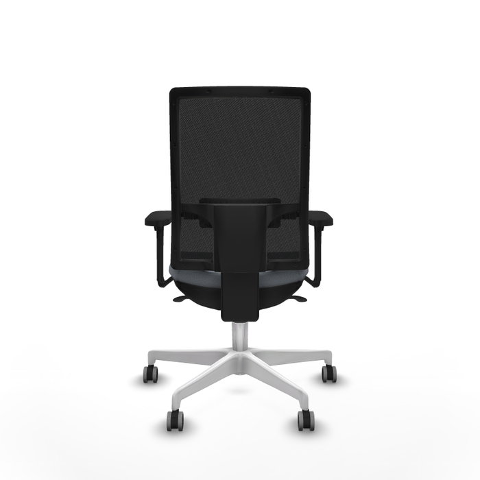 PIQUERAS Y CRESPO Silla de oficina Horna con mecanismo Sincro, Gris y Negro