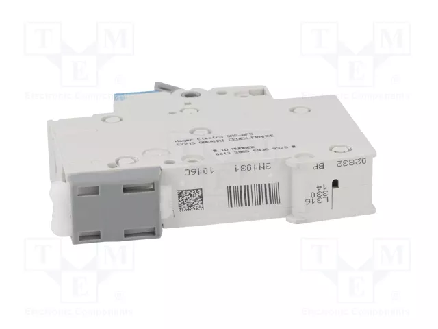 HAGER Interruptor magnetotérmico MCN 16A 1P 6kA
