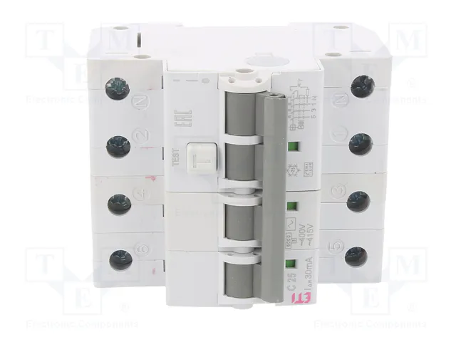 ETI POLAM KZS RCBO 3P+N 25A 30mA