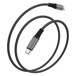 4smarts Cable USB-C a USB-C PremiumCord 456266, Carga Rápida 100W, 1.5m, Negro