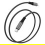 4smarts Cable USB-C a USB-C PremiumCord 456266, Carga Rápida 100W, 1.5m, Negro