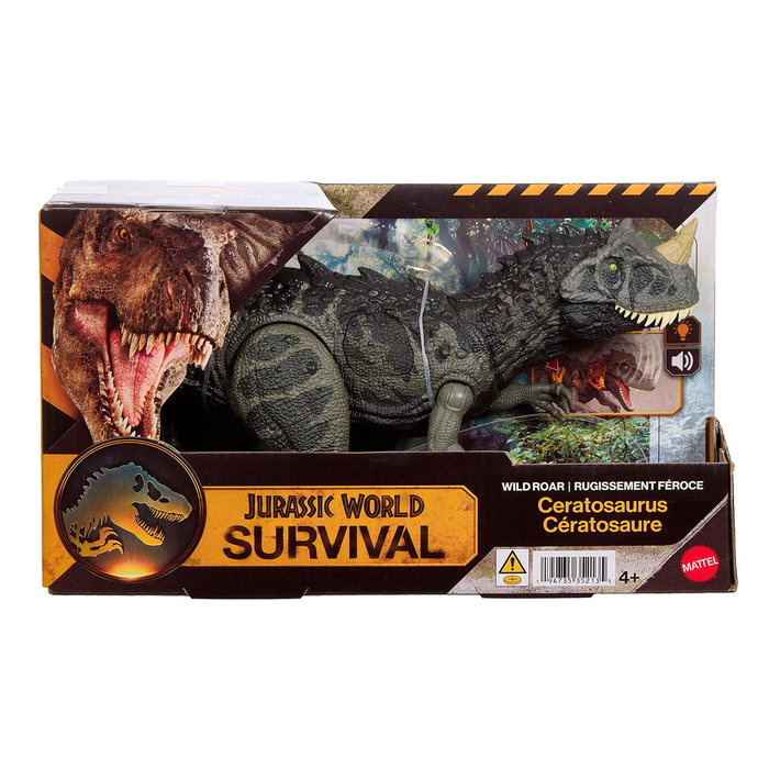 Mattel Jurassic World Wild Roar Ceratosaurus Figura de 30 cm Mattel Jurassic World Wild Roar Ceratosaurus Figura de 30 cm