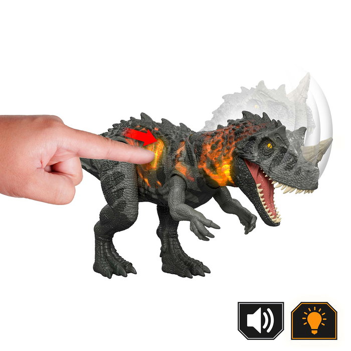 Mattel Jurassic World Wild Roar Ceratosaurus Figura de 30 cm Mattel Jurassic World Wild Roar Ceratosaurus Figura de 30 cm