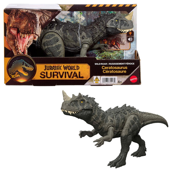 Mattel Jurassic World Wild Roar Ceratosaurus Figura de 30 cm Mattel Jurassic World Wild Roar Ceratosaurus Figura de 30 cm