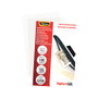 Fellowes Fundas para plastificar brillo 125 micras 54x86 mm, pack 100