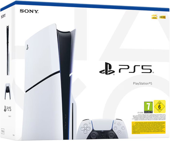 Sony PlayStation 5 Slim con Unidad de Disco, 1 TB SSD Sony PlayStation 5 Slim con Unidad de Disco, 1 TB SSD