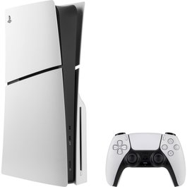 Sony PlayStation 5 Slim con lector de discos, 1 TB SSD, Blanco/Negro