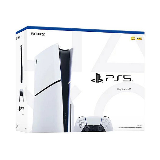 Sony PS5 Slim Consola 1000049741 - Edición Disco, Color Blanco y Negro