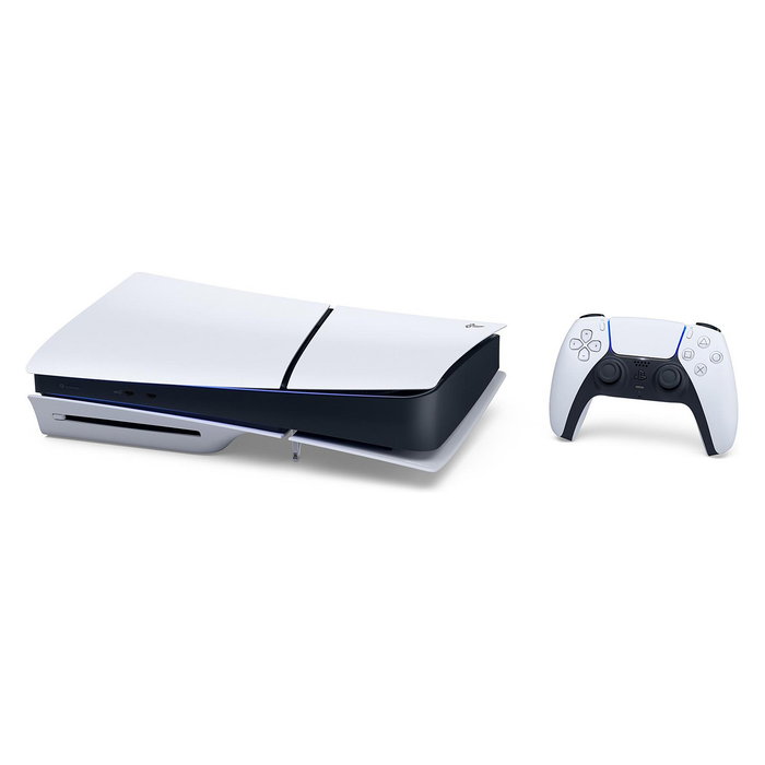 Sony PS5 Slim Consola 1000049741 - Edición Disco, Color Blanco y Negro
