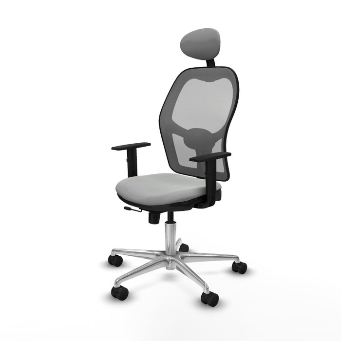 PIQUERAS Y CRESPO Silla de oficina Jorquera Gris con mecanismo Sincro/Traslack PIQUERAS Y CRESPO Silla de oficina Jorquera Gris con mecanismo Sincro/Traslack