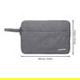 MANHATTAN Seattle Funda para Portátil 14.5" Impermeable Antracita