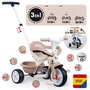 Smoby Be Move Confort Triciclo Infantil, Color Beige, Dimensiones 68x52x89 cm