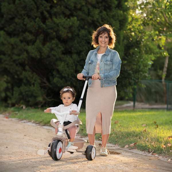 Smoby Be Move Confort Triciclo Infantil, Color Beige, Dimensiones 68x52x89 cm