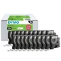 Dymo Cinta LM D1 Multipack 12mm x 7m Negro/blanco - 20 Unidades