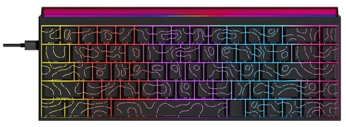 Ajazz NK68 Teclado Mecánico Red Switch Negro Ajazz NK68 Teclado Mecánico Red Switch Negro