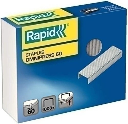 Rapid Grapas Omnipress 60 Galvanizadas