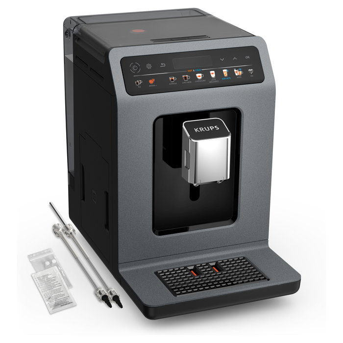 Krups Evidence Hot & Cold EA898GF0 Máquina espresso automática 2.5L 1450W Negro y Gris