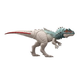 Mattel Jurassic World Gigantic Thrashers - Torvosaurus Jkl88 Figura de Acción con Mordida Lateral y Coletazo Potente para niños +4 años