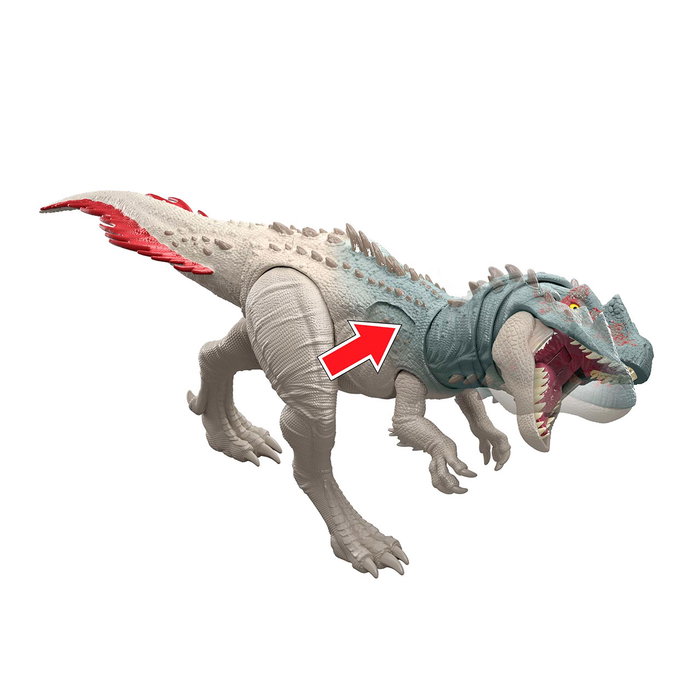 Mattel Jurassic World Gigantic Thrashers - Torvosaurus Jkl88 Figura de Acción con Mordida Lateral y Coletazo Potente para niños +4 años Mattel Jurassic World Gigantic Thrashers - Torvosaurus Jkl88 Figura de Acción con Mordida Lateral y Coletazo Potente para niños +4 años