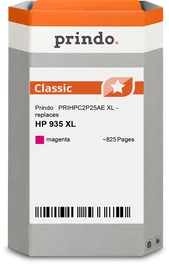 Prindo Classic XL Cartucho de tinta magenta compatible con HP 935XL