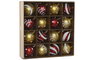 DKD Home Decor Bola Decoración Navidad Tradicional Rojo Dorado Set 16 Piezas PVC 25 x 25 x 6 cm