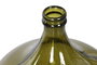 DKD Home Decor Jarrón de Cristal Reciclado Tipo Garrafa Verde Oscuro 34 L