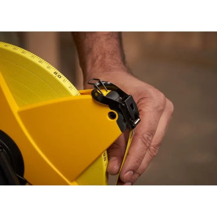 Stanley Powerwinder Cinta métrica 100m x 12.7mm de Fibra de Vidrio