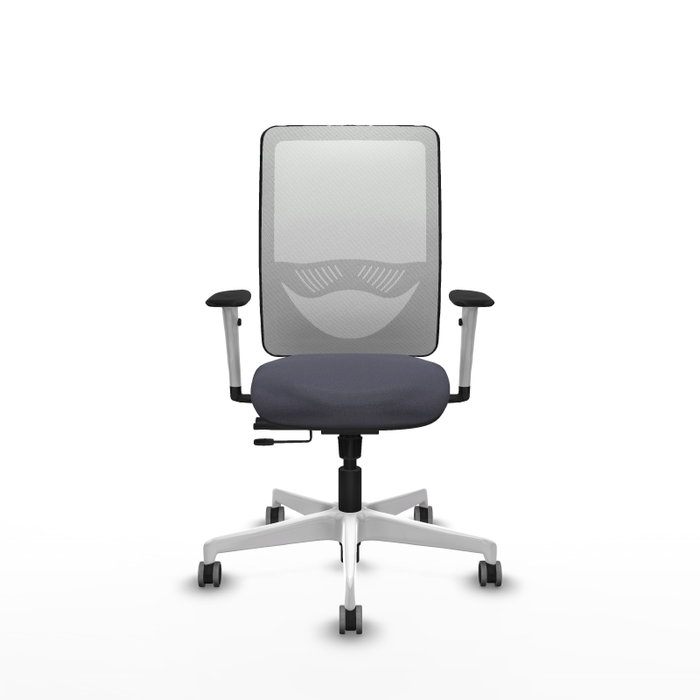 PIQUERAS Y CRESPO Silla de oficina Zulema Gris oscuro/Blanco PIQUERAS Y CRESPO Silla de oficina Zulema Gris oscuro/Blanco