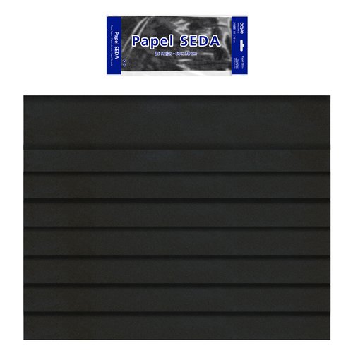 Papel Seda Dohe 25H 50X70 Cm Negro Papel Seda Dohe 25H 50X70 Cm Negro