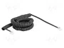 DeLOCK 90226 Cable telefónico en espiral RJ11 a RJ11 5 m Negro