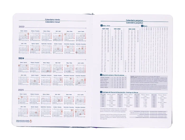 Agenda Encuadernada Liderpapel Efira A5 2024 Dia Pagina Colores Surtidos Papel 70 gr 12 unidades
