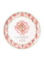 Hermia DVT0004 Plato de Servicio Cerámica Rosa 30 x 30 x 2 cm Elegante y Duradero para tu Mesa