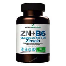 VERMONT SUPPLEMENTS ZinSeis 60 comprimidos
