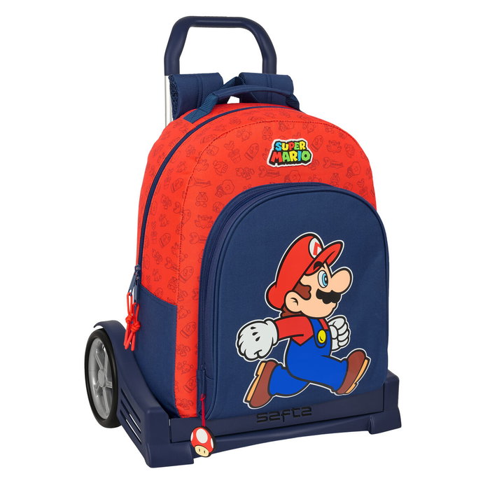Safta Mochila modelo 305 con carro Evolution Super Mario Trick Safta Mochila modelo 305 con carro Evolution Super Mario Trick
