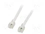 GOOBAY Cable telefónico plano RJ11 3m Blanco