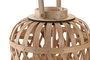 DKD Home Decor Portavelas de Madera Natural 27x27x28,5 cm