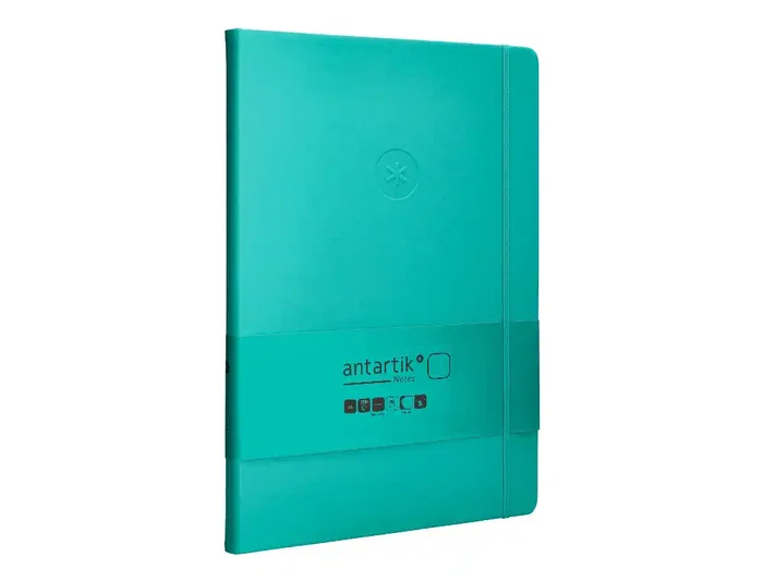 Antartik Cuaderno A4 Tapa Dura Hojas Lisas Turquesa 100 Hojas 80gr Fsc Antartik Notes