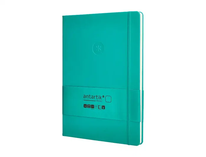 Antartik Cuaderno A4 Tapa Dura Hojas Lisas Turquesa 100 Hojas 80gr Fsc Antartik Notes