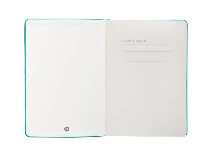 Antartik Cuaderno A4 Tapa Dura Hojas Lisas Turquesa 100 Hojas 80gr Fsc Antartik Notes