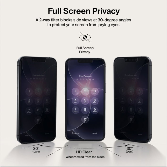 Belkin Titan SmartShield Privacy Glass para iPhone 16e/17e OVA289hq Belkin Titan SmartShield Privacy Glass para iPhone 16e/17e OVA289hq