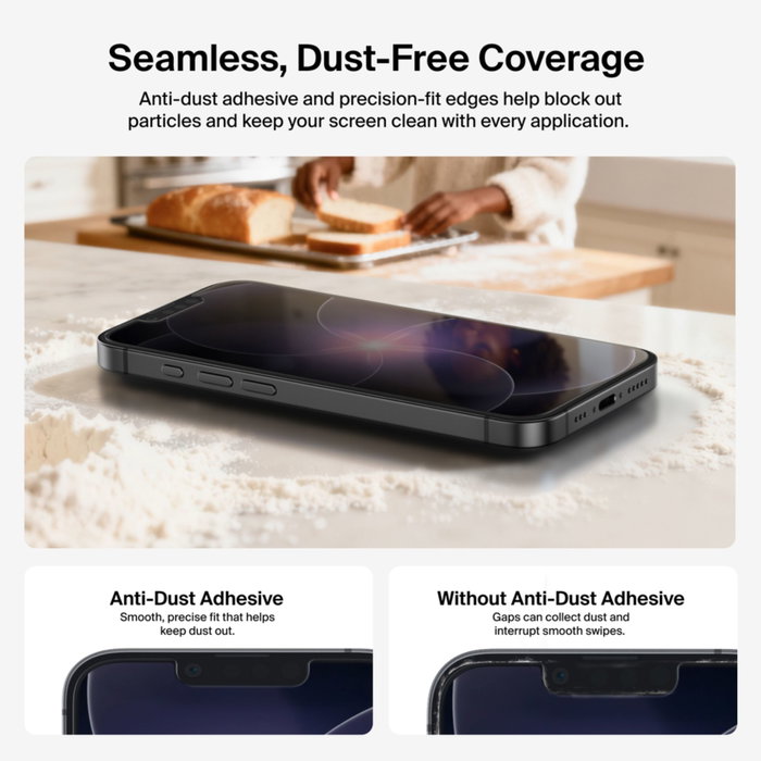 Belkin Titan SmartShield Privacy Glass para iPhone 16e/17e OVA289hq Belkin Titan SmartShield Privacy Glass para iPhone 16e/17e OVA289hq
