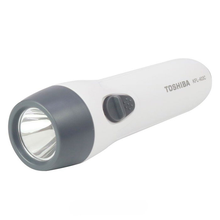 TOSHIBA Linterna LED Blanca de Alta Luminosidad, Portátil y Resistente, Embalaje Blister