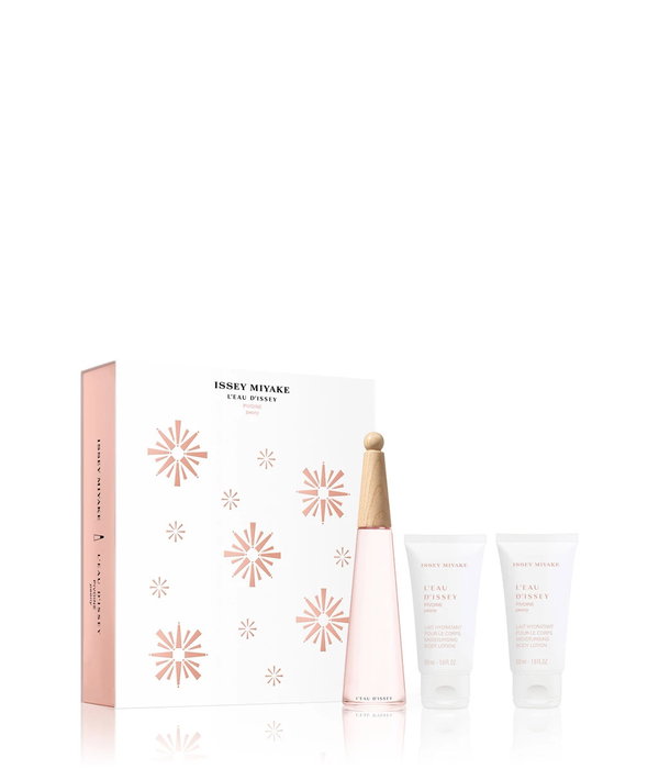 Issey Miyake L'Eau d'Issey Pivoine Gift Set con Eau de Toilette y 2 Lociones Corporales de 50 ml