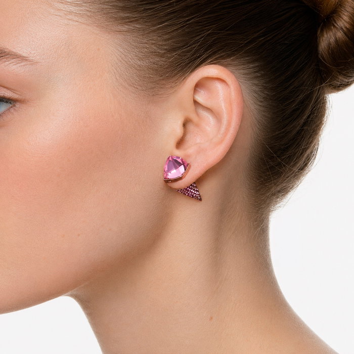 Swarovski Pendientes Lucent Stud Spike Pearl Rosa Swarovski Pendientes Lucent Stud Spike Pearl Rosa