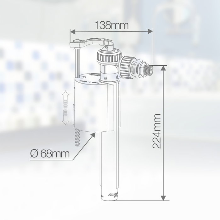 Gifont Flotador lateral compacto universal