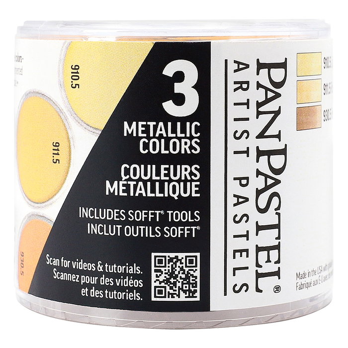 Panpastel 3 - Metallic Starter Kit Panpastel 3 - Metallic Starter Kit