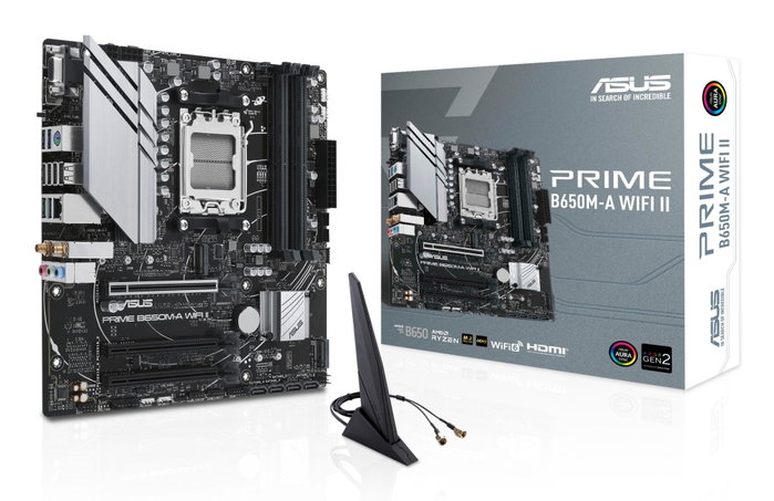Asus Prime B650M-A WIFI II Micro ATX DDR5 AM5 Asus Prime B650M-A WIFI II Micro ATX DDR5 AM5