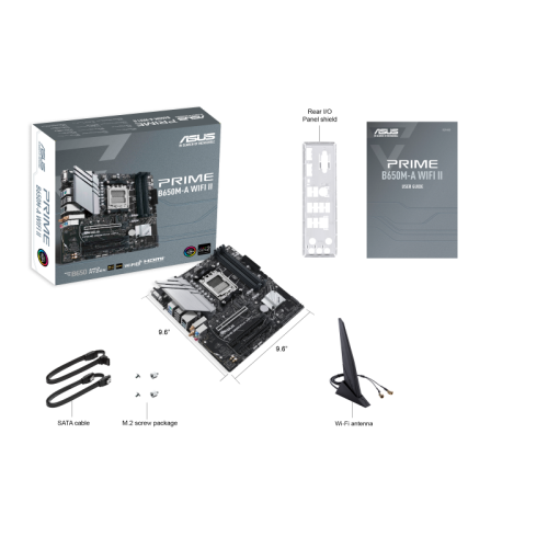 Asus Prime B650M-A WIFI II Micro ATX DDR5 AM5 B650