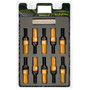 Omp Juego de 20 Tornillos Speed M12x1.25 Negro con Protector Naranja