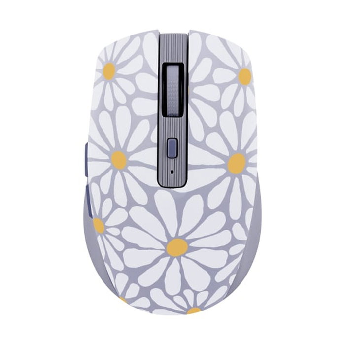 TNB FLOWER Ratón inalámbrico recargable con modo dual Bluetooth y USB-A